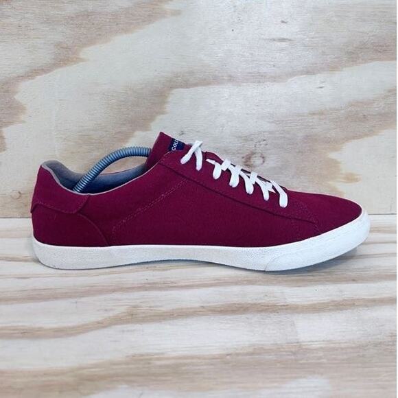 Cole Haan - Grand Os Low Top -  Canvas Sneakers - Red - Men's - 11 M - C24824 - Picture 5 of 9